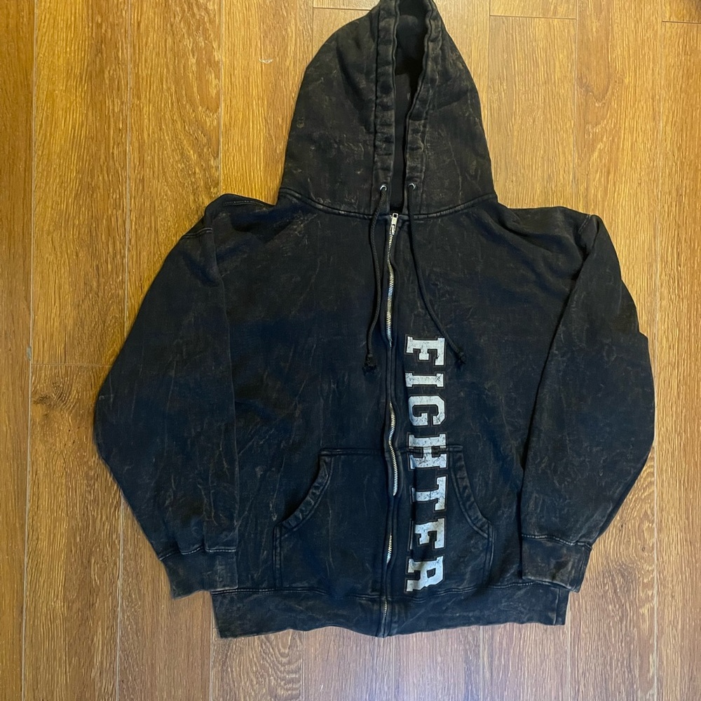 Vtg Alphadog MMA distressed Jacket